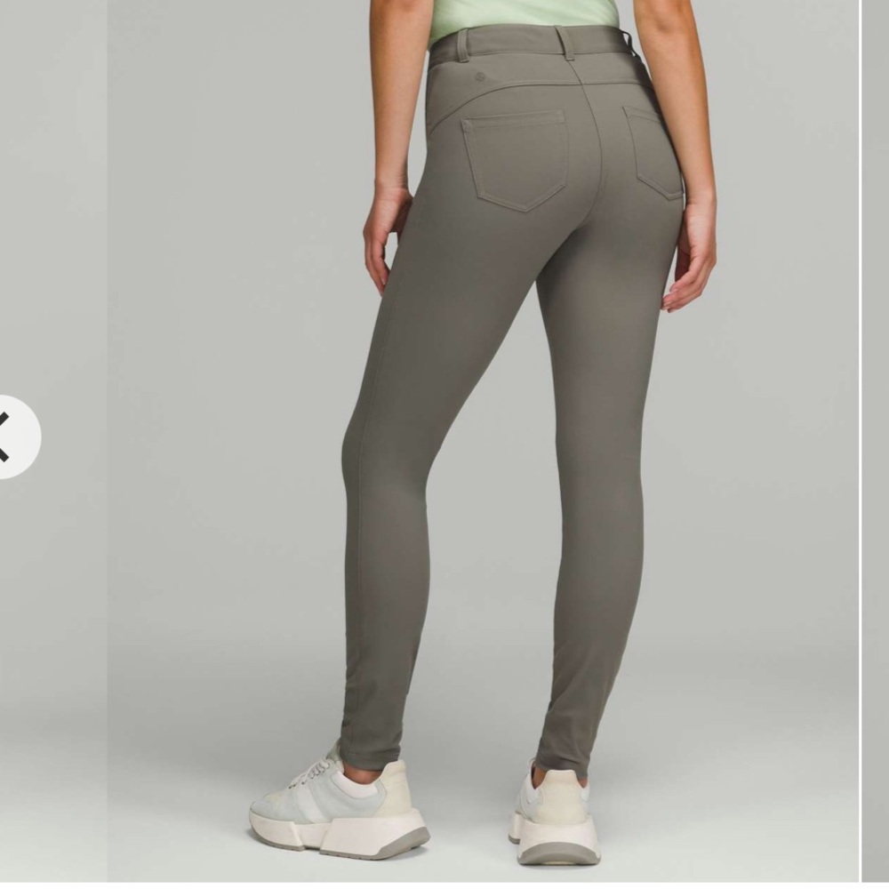 lululemon athletica Slim Chino Pants in Olive Gray